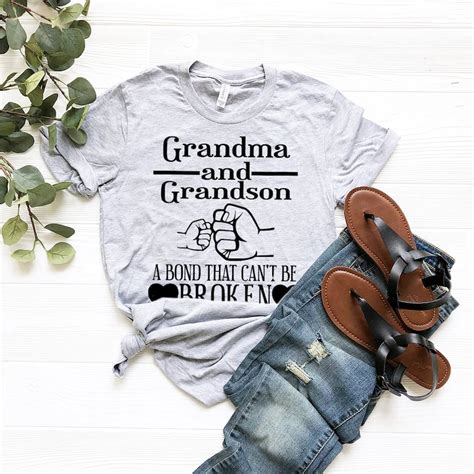 Grandma And Grandson T Shirt Gigi T From Grandson Etsy Uk