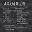 Aquarius Traits Poster By Adiosmillet  Redbubble