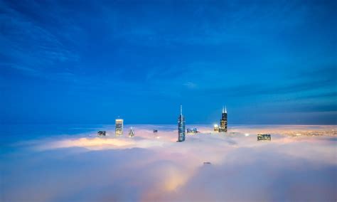 One Photographers Quest To Capture Chicago Above The Fog 500px