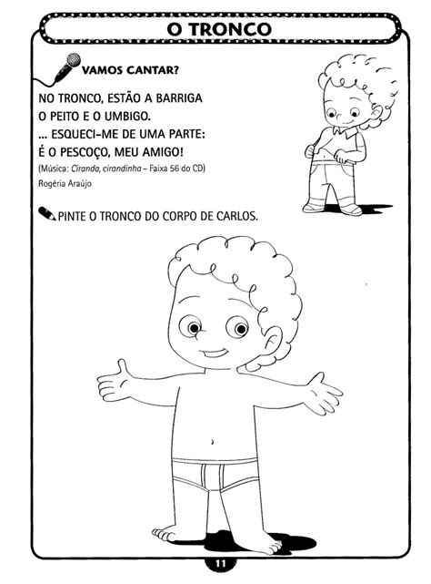 Atividades De Ciências Para Educação Infantil Corpo Humano