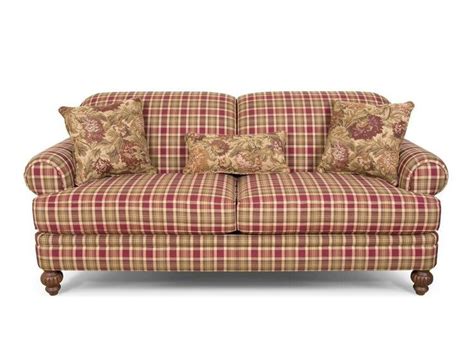 Red Plaid Couch Great For My Primitive Living Room England Furniture