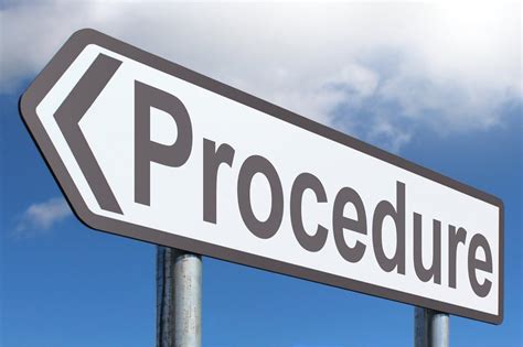 Procedure Highway Sign Image