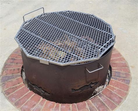 Custom Stainless Steel Fire Pit Grate And Replacement Bbq Etsy