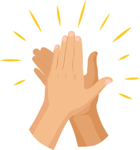 clapping hands clipart