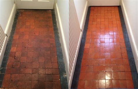 Victorian Clay Tile Cleaning And Sealing In Nottingham