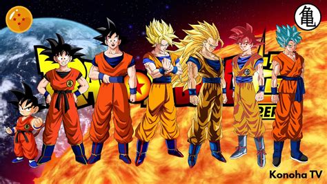 Maybe you would like to learn more about one of these? Goku - All Forms and Transformations (Dragon Ball - Dragon Ball Super) - YouTube