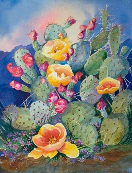 Succulents Cactus Plant Flowers Paint By Number Paint