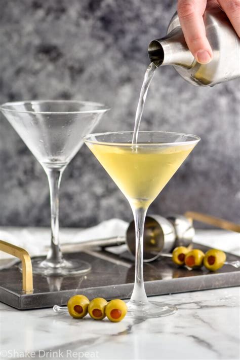 Dirty Martini Recipe Shake Drink Repeat