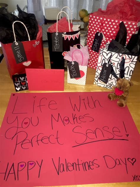 Most sentimental valentine's day gift for him. 5 Senses Gift for him! Happy Valentine's Day babe♥️ | Diy ...