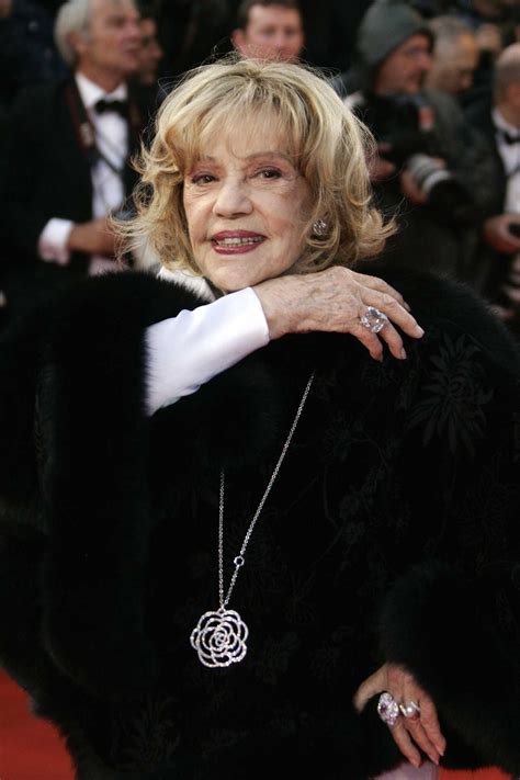 Actress Jeanne Moreau, 89