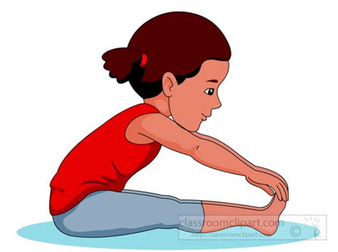 Clip Art Stretching And Exercise Cliparts