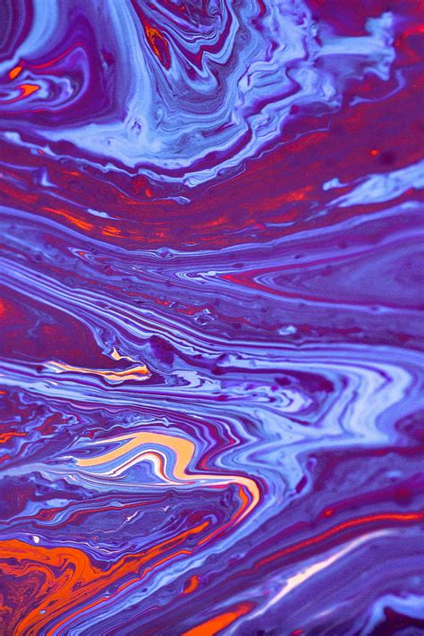 Paint Fluid Art Stains Liquid Blue Red Hd Phone Wallpaper Peakpx