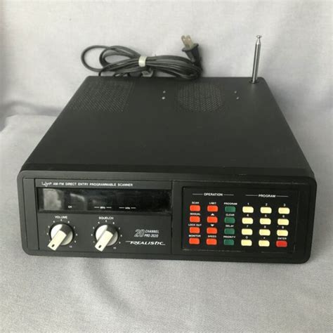 Realistic Amfm Entry Programmable Radio Scanner Pro2020