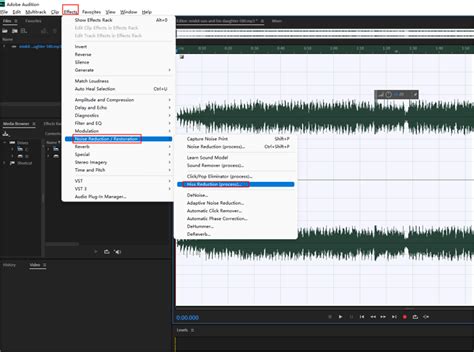 Fa Ons De Supprimer Le Bruit De Fond Dans Adobe Audition En