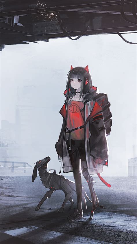 Anime Girl Cyberpunk Wallpaper