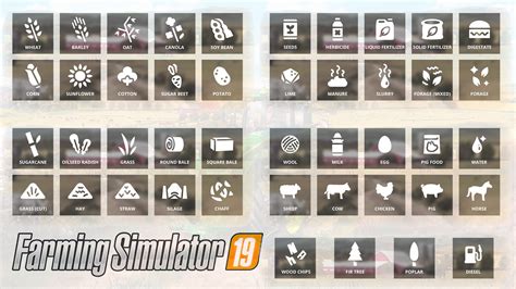 Farming Simulator 19 Equipment Icons Technology And Information Portal