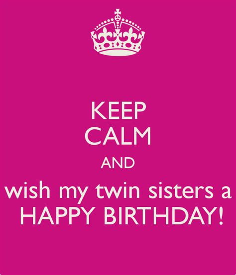 Happy Birthday Twin Sister Quotes Birthdaybuzz