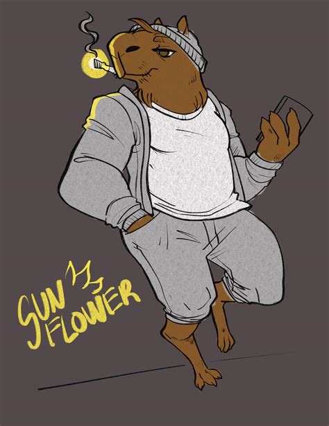 My Friend Asked Me To Design Him A Capybara Fursona And I Liked The Way