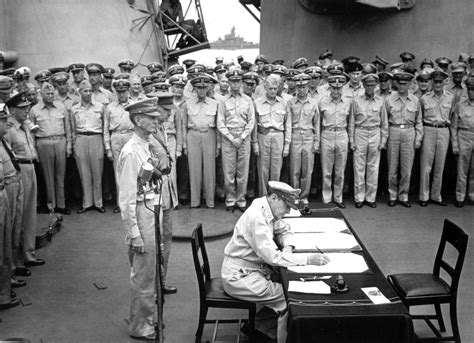 Today In History Sept 2 Japanese Formal Wwii Surrender