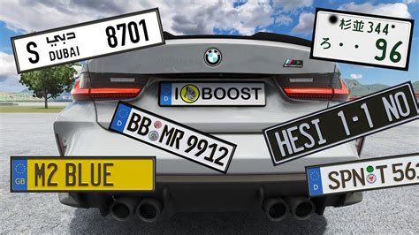Assetto Corsa License Plate Tutorial Use Photoshop Or Paint Youtube