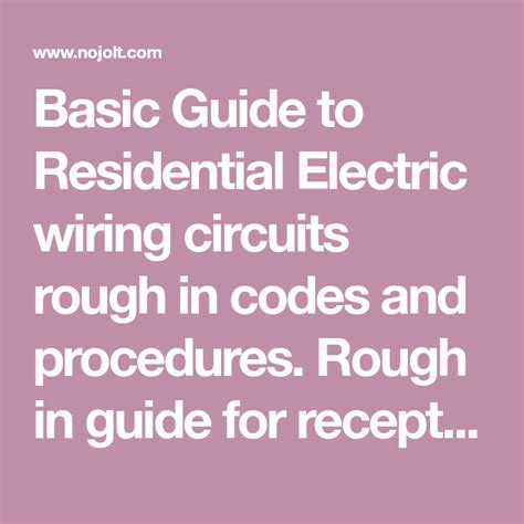 Electrical wiring residential, 17e, updated to comply with the 2011 national electrical code, is a the black & decker complete guide to plumbing 6th edition has the answer to any home. Basic Guide to Residential Electric wiring circuits rough ...