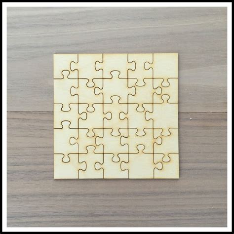 Laser Cut Wood Craft Puzzle 8 X 8 Medium Etsy