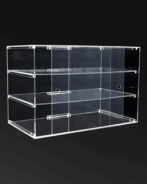 Acrylic Display Case 2 Shelf Shopfittings Direct Australia