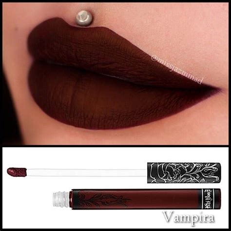 Kat Von D Everlasting Love Liquid Lipstick in Vampira. | Lipstick, Makeup obsession, Everlasting ...