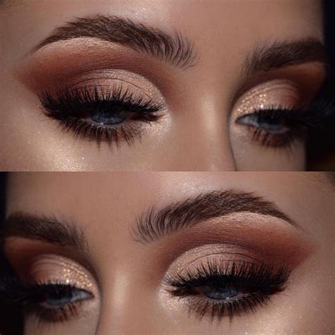 Medium brown eyes look good with just about any eyeshadow color, especially green, while light brown eyes look good with colors such as light yellow or golden that bring out the golden flecks. 50 Eyeshadow Makeup Ideas For Brown Eyes - The Most Flattering Combinations - Page 18 of 50 ...