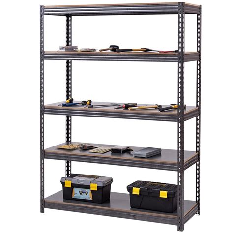 72″ X 48″ Heavy Duty 5 Level Adjustable Storage Garage Shelf Garage