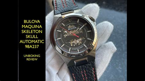 Bulova Maquina Skeleton Skull Automatic A Watch Review Valjoux