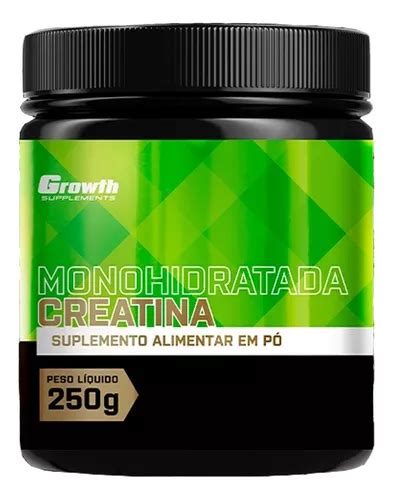 Creatina 250g Monohidratada Original Growth Supplements Frete grátis