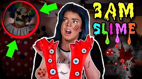 3am Slime Challenge Do Not Make Slime At 3am On Friday 13th Youtube