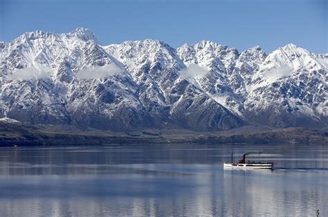 Earnslaw On Lake Wakatipu In Winter Queenstown New Zealand Chamonix All Year