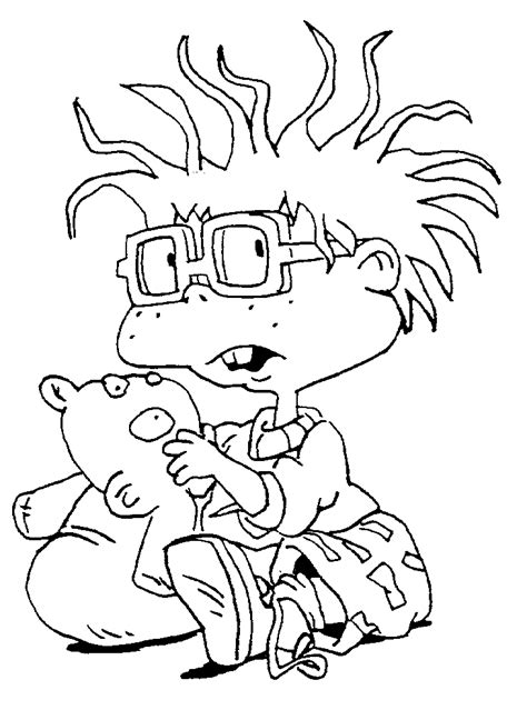You can also make your kid's own nickelodeon coloring book. Rugrats Coloring Pages - GetColoringPages.com