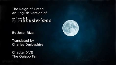 El Filibusterismo Chapter 17 The Quiapo Fair English Translation