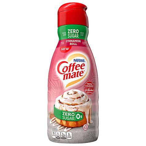 Coffee Mate Coffee Creamer Zero Sugar Cinnamon Roll 32 Fl Oz Shop