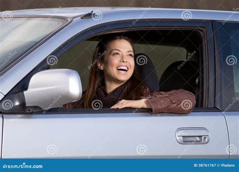 Looking Through A Car Window Stock Image Image Of Girl Cute 38761767
