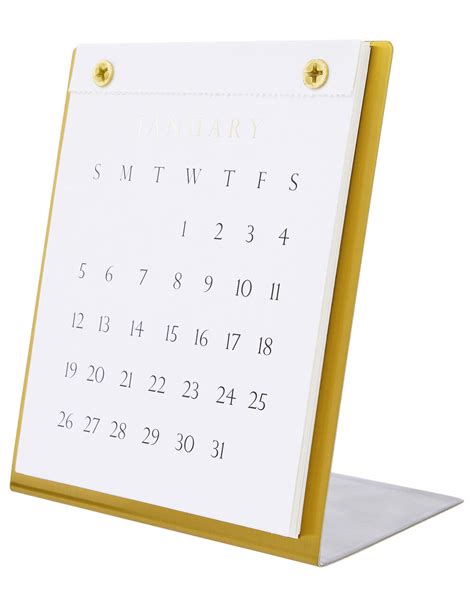 Desktop Flip Calendar 2020 Stationery Accessorize Uk