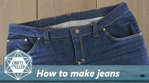 How To Make Jeans Sewing Tutorial Youtube