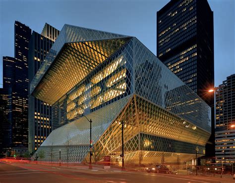 Architecture In The Age Of Gehry Seattle Central Library Seattle