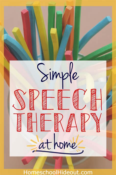 Can I Do Speech Therapy At Home Homeschool Hideout Speech Therapy