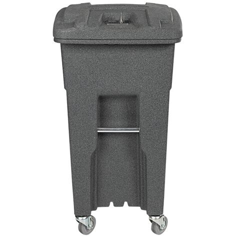 Toter Cdc32 00gst 32 Gallon Graystone Rectangular Wheeled Secure