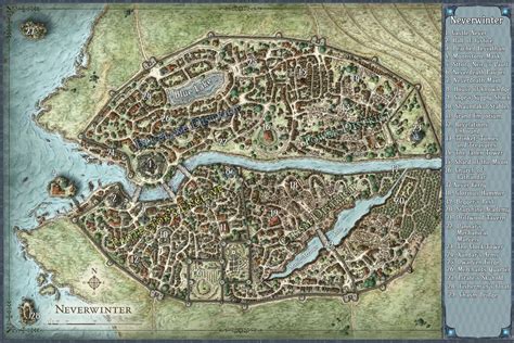 Neverwinter Location Map Inkarnate Create Fantasy Maps Online