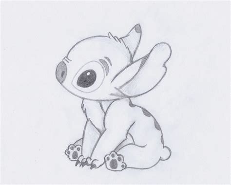 Stitch By Fawnan On Deviantart With Images Stitch Drawing Disney