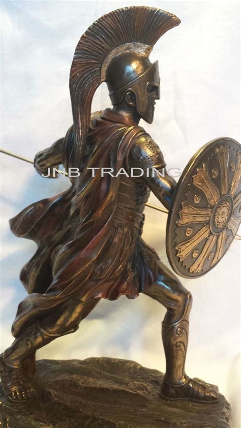 Sale Achilles Unleashed With Spear And Shield Statue Sculpture Figurine