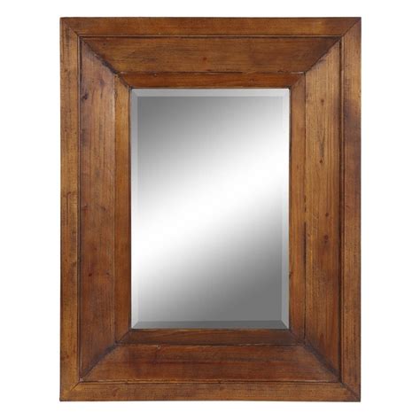 Shop Cooper Classics Canon 27 5 In X 35 5 In Natural Rustic Wood Beveled Rectangle Framed