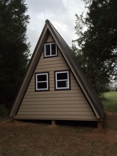 How to build walls for tiny house. 14'x14' Tiny A-frame Cabin Plans by LaMar Alexander