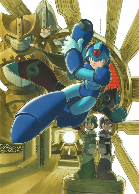 VideoGameArt Tidbits On Twitter Mega Man Xtreme Rockman X Cyber Mission Main Visual