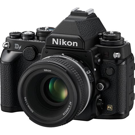 Nikon Df Dslr Camera With 50mm F18 Lens Black 1527 Bandh Photo